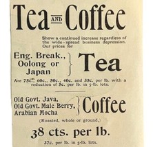 Cobb Bates Yerxa Tea And Coffee 1894 Advertisement Victorian Beverage 2 ... - £9.87 GBP