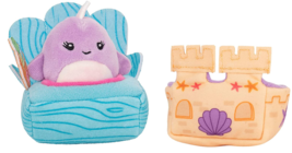 Squishville by Squishmallows Mini 2&quot; Shark Plush Beach Set 2 Accessories - $167.57 MXN