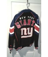 New York Giants Leather &amp; Suede jacket varsity team coat NFL Size X Larg... - $410.08 CAD