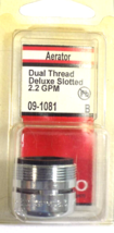 Aerator- Dual Thread -Deluxe Slotted - 2.2 GPM-Lasco- MPN -09-1081- Chro... - £6.88 GBP
