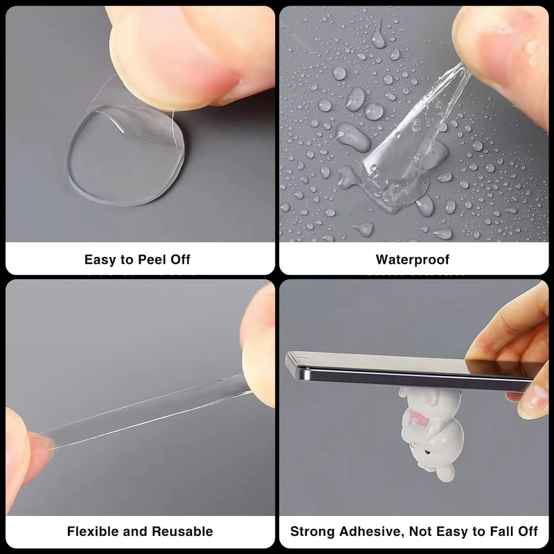 450 Pcs Museum Putty Sticky Tack Double-Sided Tape Sticky Dots, 10Mm/0.39” Remov Item image 2