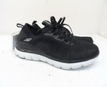 Skechers Women&#39;s Dual Lite Slip On Athletic Casual Shoes Black/White Siz... - $52.24