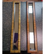 Turner USA 19.5&quot; Tall Skinny Mirror Rectangle Wood Plaque Pair - €42,77 EUR