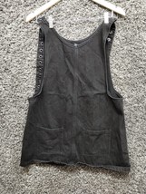 * Hot Topic Black Denim Buckle Dress Juniors XL Skirtall Y2K Goth Pop - $19.66