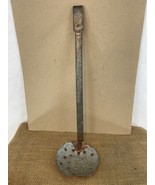 Vintage Steel Ice Fishing Skimmer Ladle Strainer Measure Utility Tool - £22.94 GBP