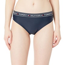 MSRP $48 Tommy Hilfiger Womens Classic Bikini Bottom Navy Size XL - £11.78 GBP