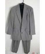 Haggar Imperial  Blazer Suit Coat Athletic Fit Black/Gray  USA - $636.18 MXN