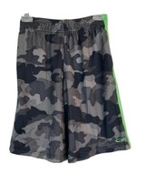 Boy&#39;s Green Champion Camouflage Pull On Shorts. L ( 12 - 14 ). 100% Poly... - $13.86