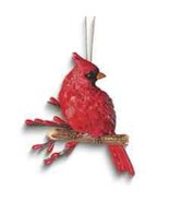 Christmas Cardinal on Branch Ornament - €16,80 EUR
