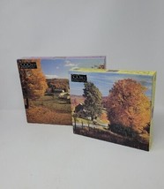 Vintage Country Landscape 2x Jigsaw Puzzle Golden/Whitman Western Publish 1980s - £14.20 GBP