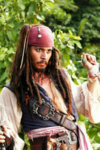 Johnny Depp Pirates Of The Caribb EAN Dead Man&#39;s Chest With Sword 24x36 Poster - £23.23 GBP