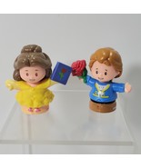 Fisher Price Little People Disney Beauty &amp; the Beast Belle &amp; Prince Adam... - £8.19 GBP