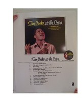 Sam Cooke Press Kit and Photo At The Copa remasters Abk - $499.53 MXN