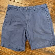 Polo Ralph Lauren Chino Khaki Blue Shorts 36 Stretch Classic Fit 8&quot; Inseam - $22.21