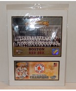 Boston Red Sox 2004 World Series Team Color Photo USPS Stamped Envelope - $779.73 MXN