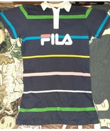 Fila Womens Striped Long Top /Dress Sz Xs - $50.49