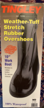 Tingley 10-inch Weather Tuff Rubber Overshoes Work Boots Size 8 - 9 1/2 ... - $24.63