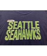 NFL Team Apparel Womens Seattle Seahawks Short Sleeve T Shirt Football B... - £10.12 GBP