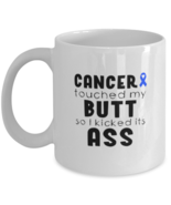 Coffee Mug Funny Cancer Touched My Butt So I Kicked Its Ass  - £11.72 GBP