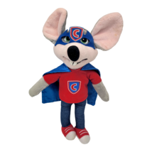 Chuck E Cheese Super Hero Plush with Cape &amp; Mask 2014 Limited Edition 11&quot; - £10.21 GBP