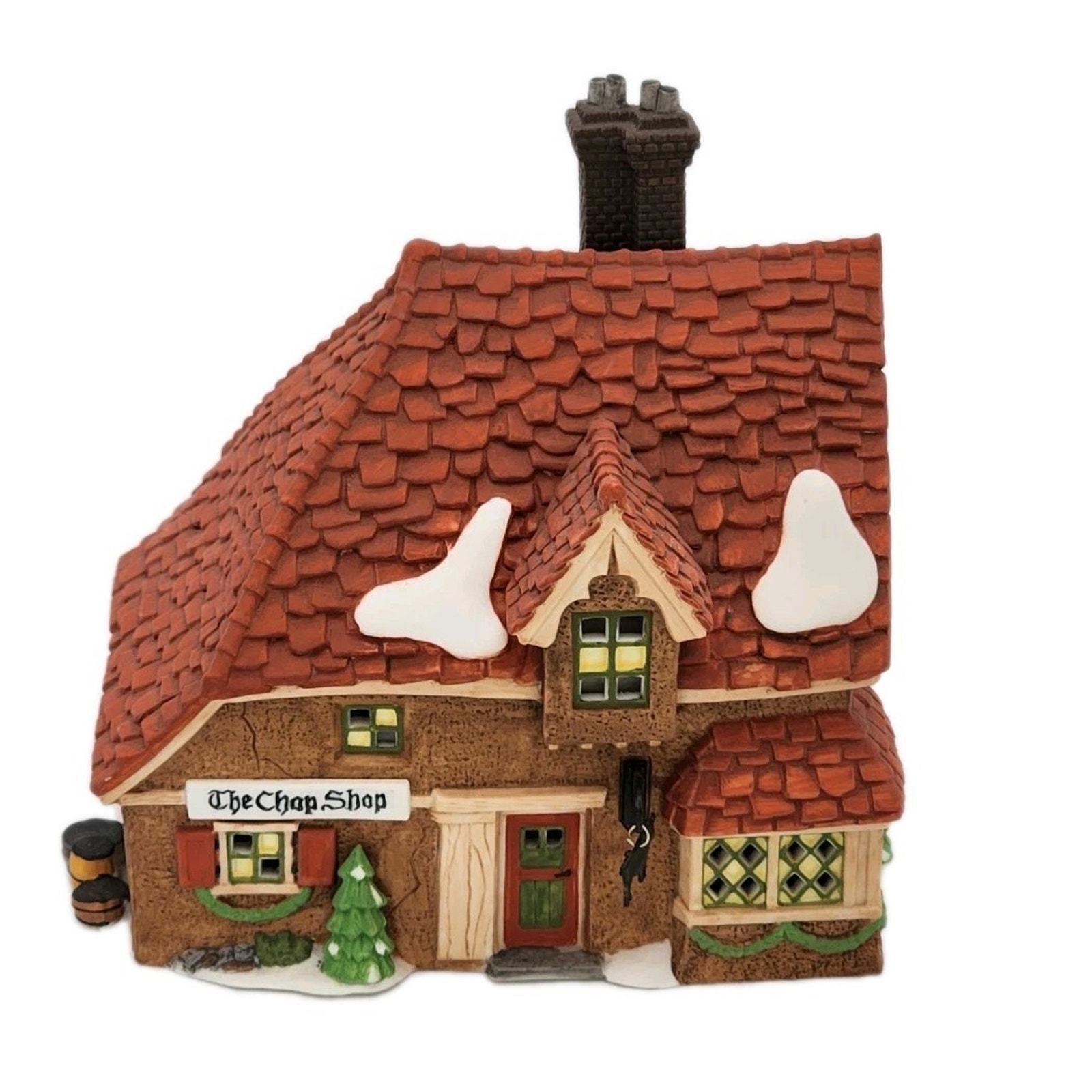 Dept 56 The Chop Shop Dickens Village Series Illuminated VTG 1995 Original Box Item image 3