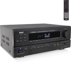 Pyle Pt588Ab Wireless Bluetooth Power Amplifier System - 420W 5.1 Channel Home - £240.55 GBP
