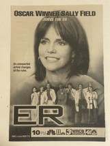ER  Vintage Tv Guide Print Ad Sally Field Anthony Edwards Noah Wylie TPA25 - £4.64 GBP