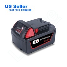 New 18V 6.5Ah For Milwaukee M18 Lithium XC Extended Capacity Battery 48-11-1865 - $73.99