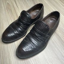 FootJoy Vintage Lizard Skin Loafers Slip On Shoes 8.5D - £63.75 GBP