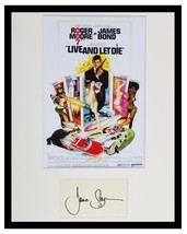 Jane Seymour Signed Framed 11x14 Live and Let Die Poster Display - £101.23 GBP