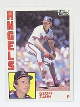 Geoff Zahn 1984 Topps #468 California Angels Los Angeles MLB Baseball Card - $0.99