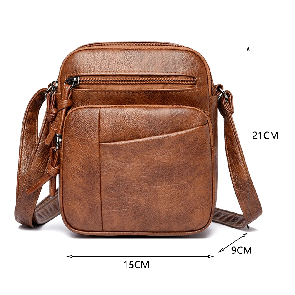  Bag Leather Casual  Bag Small Tote Female Travel Underarm Top Handle Bag Outdoo - $64.17