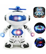 Dancing Robot Toy For 2 3 4 5 6 7 8 Year old Boy girl Kid Toddler Musica... - £26.33 GBP
