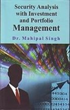 Security Analysis With Investment and Portfolio Management [Hardcover] - £22.50 GBP
