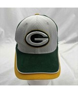 Reebok Mens Baseball Cap Green White Embroidered Green Bay Packers Hat O... - £11.59 GBP