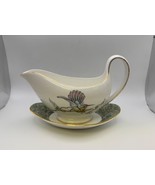 Wedgwood Bone China HUMMING BIRDS Gravy Boat with Underplate - $162.98 CAD