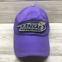 Kansas City Speedway NASCAR Racing Purple Baseball Cap Hook &amp; Loop Rare ... - $8.90