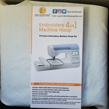New Brothread Embroidery 4 in 1 machine hoop for Brother, Ellure, Emore, others - £29.26 GBP