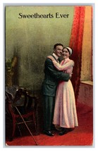 Romance Sweethearts Ever Couple in Embrace UNP DB Postcard R16 - £2.29 GBP