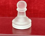 Frosted Glass PAWN Chess Piece from Limited Edition Pavilion Game - £3.87 GBP