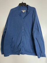 Duluth Trading Men&#39;s 3XL  Jacket Blue Cotton Blend Zip Up - $39.95