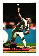 1993 Stadium Club #210 Todd Burns Texas Rangers - £3.19 GBP