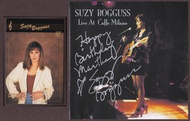 Suzy Bogguss Autographed CD &amp; Collector Card - Live at Caffe Milano - £47.20 GBP