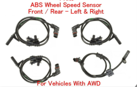 4 ABS Wheel Speed Sensor Front -Rear Left &amp; Right Fits: 300  Charger Magnum AWD - $43.00