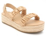 Sun + Stone Women Slingback Platform Sandals Dovee Size US 7.5M Tan Smooth - $29.70