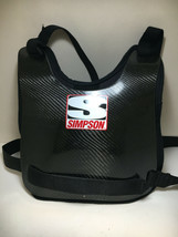 SIMPSON Chest Protector Carbon Fiber Safety Equipment Racing Black Large... - £151.42 GBP