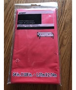 Red Plastic Tablecloth, 108&quot; x 54&quot; Red Ships N 24h - $8.16 CAD