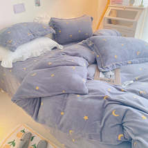 Thickened Winter Double-sided Milk Velvet Bed Sheet And Quilt Cover - £199.57 GBP+