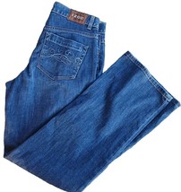 Izod Blue Jeans Women Size 10 Just Right Bootcut Stretch Cotton Blend Mi... - £13.05 GBP