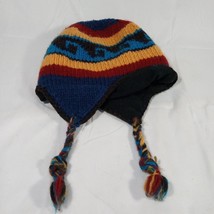 Nepal Wool Ski Sherpa Hat Outdoor Snow Fleece Lined Cap Blue Yellow Red ... - £9.46 GBP